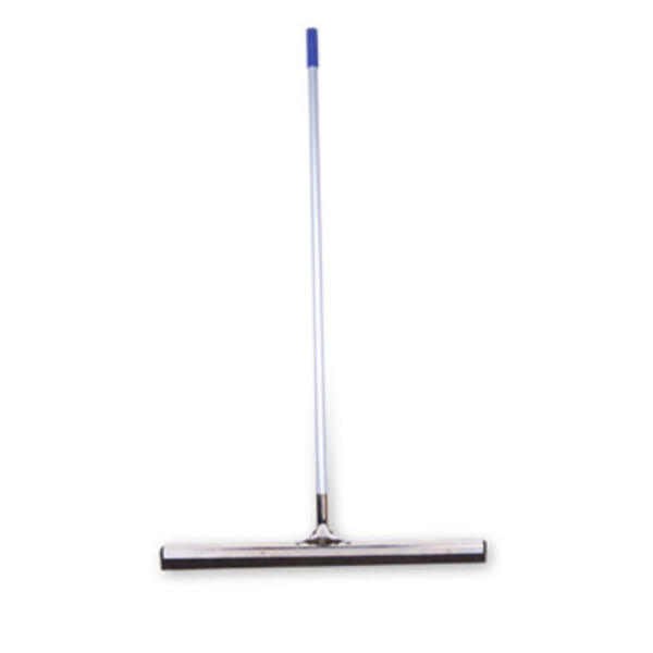 Сгон воды для пола стальной 75см с твердой резиной и рукояткой Klimi H1704