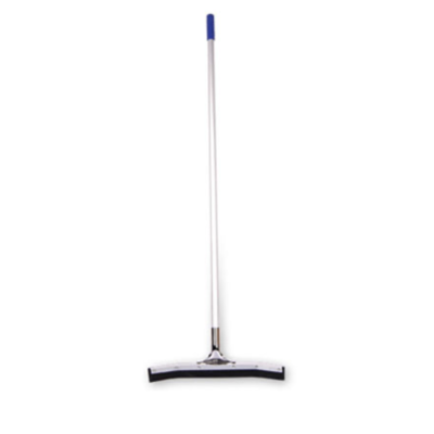 Сгон воды для пола стальной изогнутый 55см с твердой резиной и рукояткой Klimi H1722