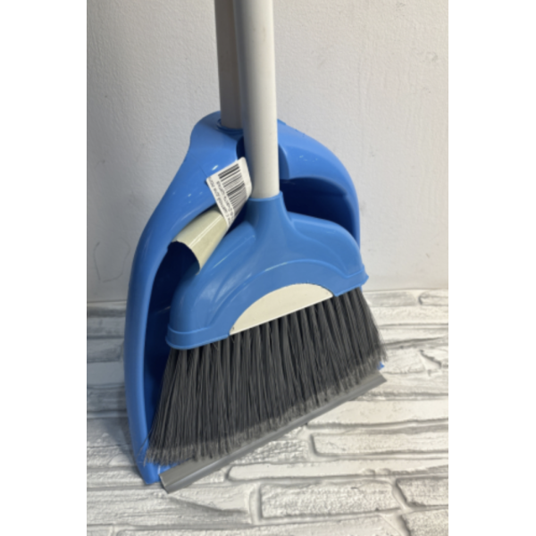 Совок с щеткой c длинным ворсом для пола 110см UCTEM-PLAS AF202