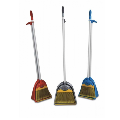 Совок с щеткой c длинным ворсом для пола 110см UCTEM-PLAS AF202