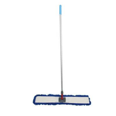 Швабра для сухой уборки (алюминиевая рукоятка 140см + держатель-рама 60см + моп акриловй 60см) K007