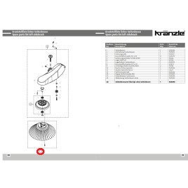 Боковая щетка для подметальной машины Kranzle Colly 800 