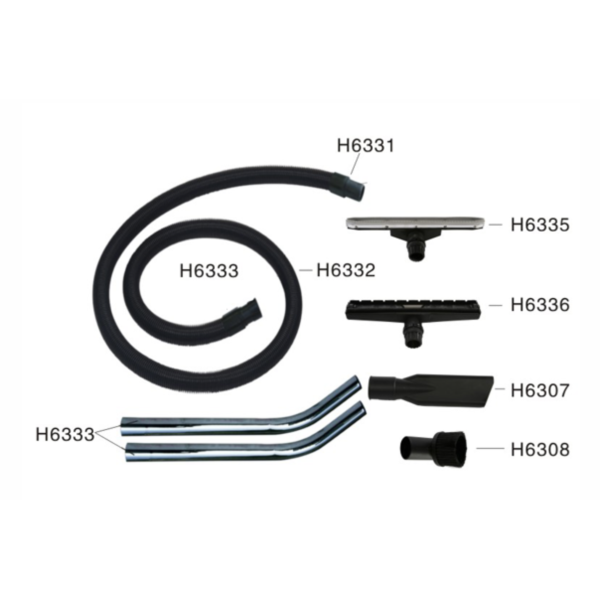 Пылеводосос профессиональный H6025/1 New Made со скребком 80л