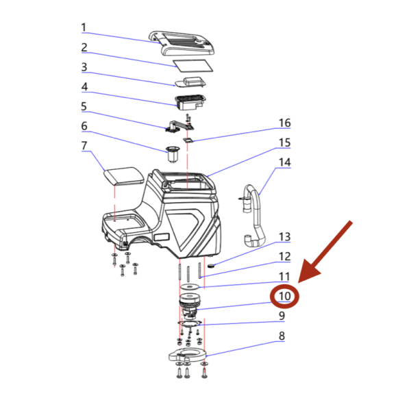 Вакуумный мотор AD30-229 для Chancee K68 Вакуумный мотор AD30-229 для Chancee K68