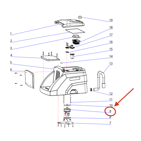 Вакуумный мотор 24V для Chancee K80 Вакуумный мотор 24V для Chancee K80