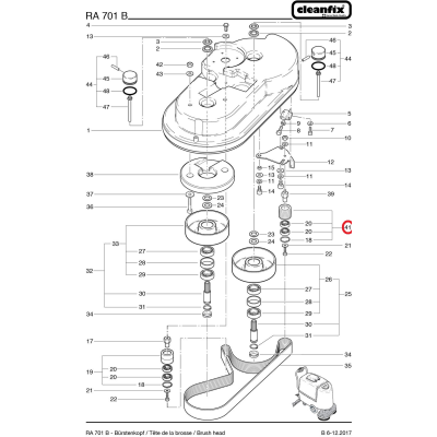 Ролик натяжной для RA700