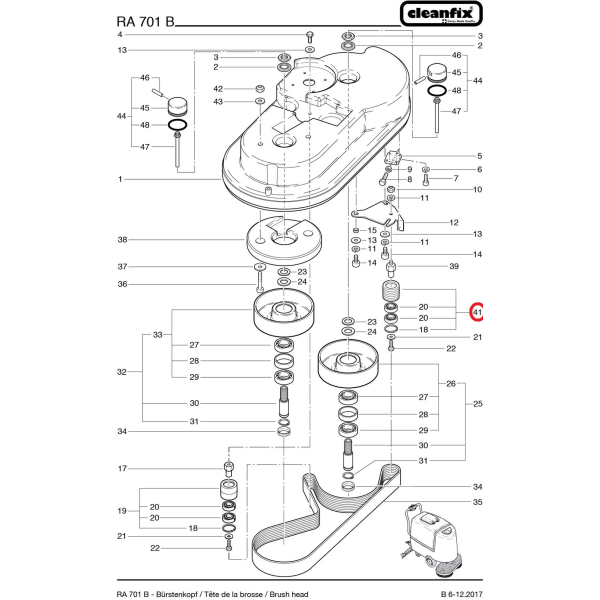 Ролик натяжной для RA700 купить