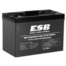 Аккумуляторная батарея ESB HTL12-100 (12V / 100Ah C20) GEL