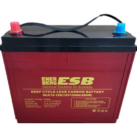 Аккумуляторная батарея ESB HLC12-120 (12V / 120Ah C20)