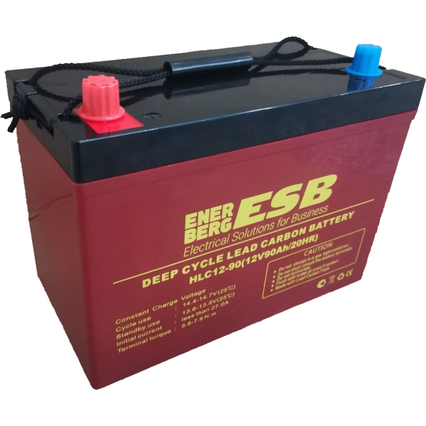 Аккумуляторная батарея ESB HLC12-90 (12V / 90Ah C20)