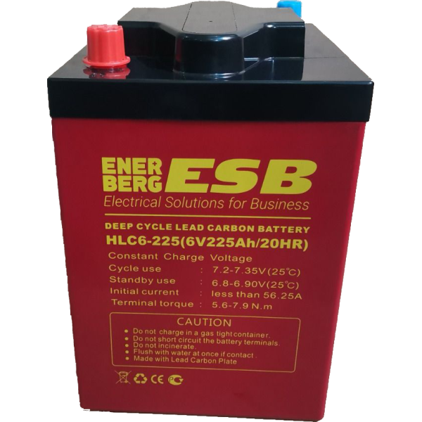 Аккумуляторная батарея ESB HLC6-225 (6V / 225Ah C20)