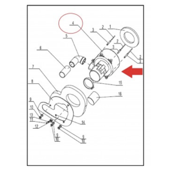 Вакуумный мотор 220V для поломоечной машины Gadlee GT50 C50 Вакуумный мотор 220V для поломоечной машины Gadlee GT50 C50