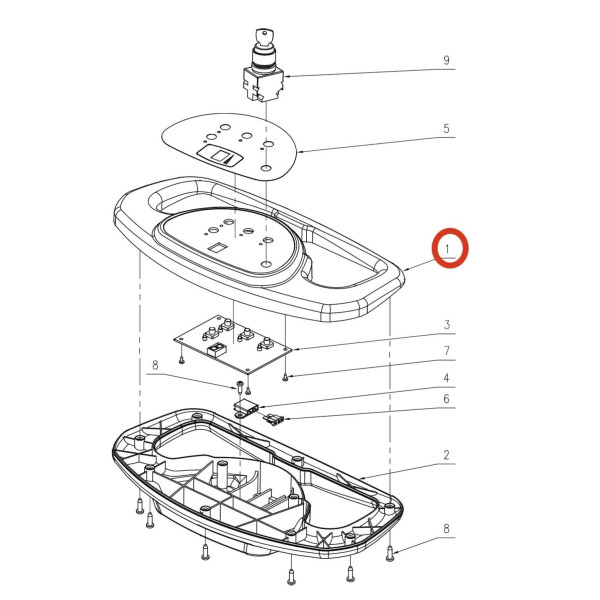 KEDI Крышка ручки 350B-P04
