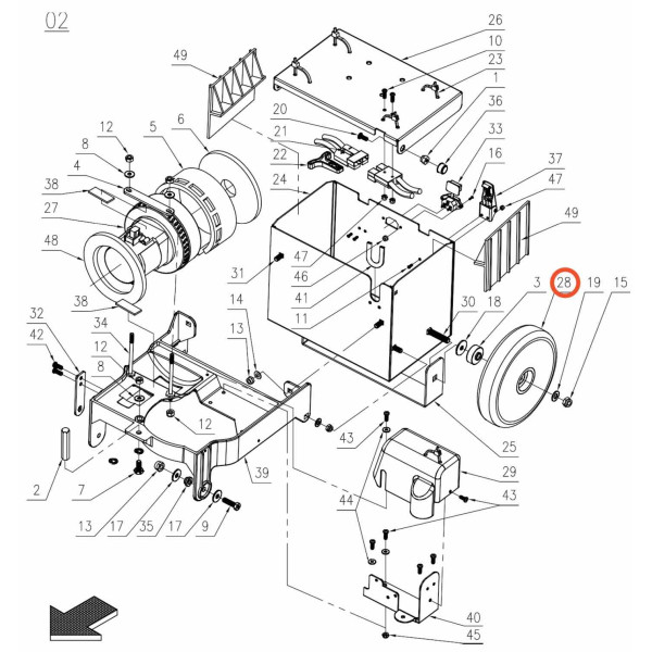KEDI Большое Колесо 350B-W01 KEDI Большое Колесо 350B-W01