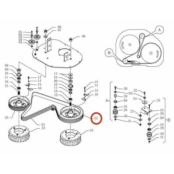 KEDI Шкив 520b-al04 KEDI Шкив 520b-al04