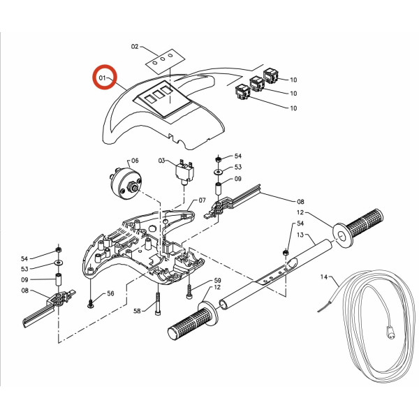 KEDI 530A-P04 Накладка на ручку (430B-P04)