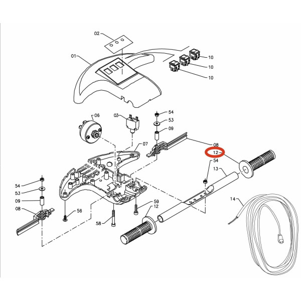 KEDI 530A-P50 Ручка