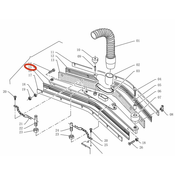 KEDI 530B-AL01 Тело сквиджа