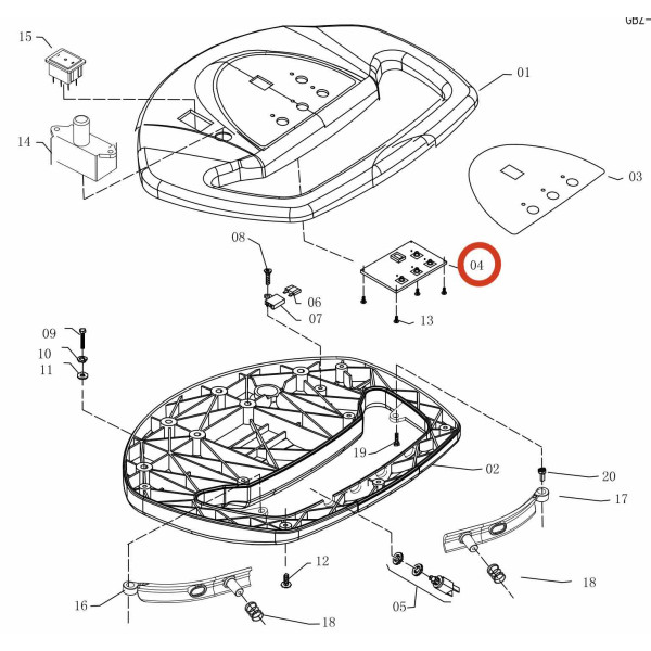 KEDI Электроплата с выключателями 530В-С01-В KEDI Электроплата с выключателями 530В-С01-В