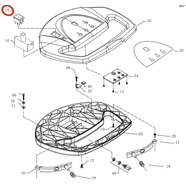 KEDI Переключатель направления движения 530ВТ-С22 KEDI Переключатель направления движения 530ВТ-С22