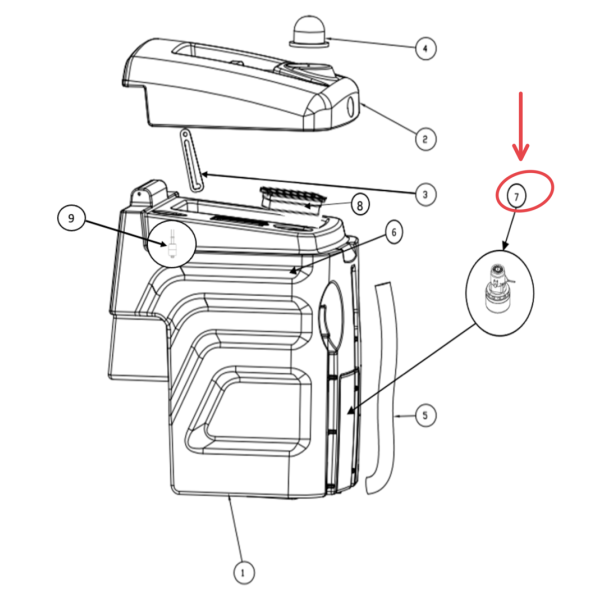 Вакуумный мотор 36V для VinnerMyer S1200R