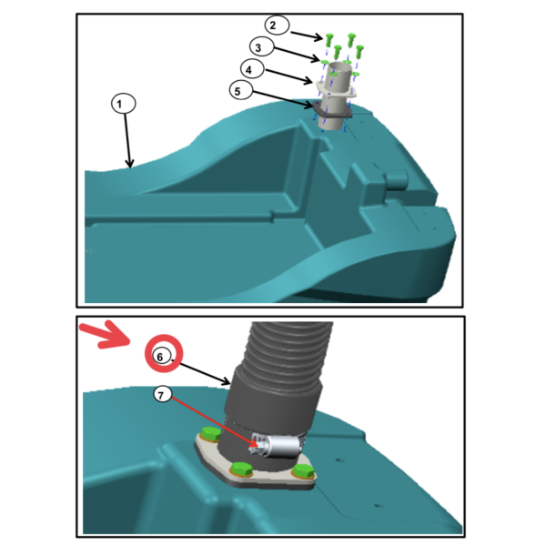 Всасывающий шланг для VinnerMyer S700R Всасывающий шланг для VinnerMyer S700R