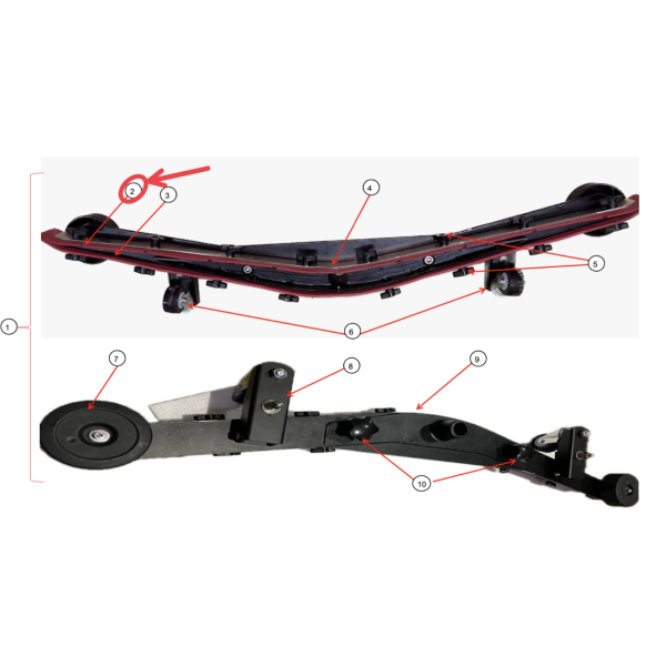 Передняя водосборная резинка для VinnerMyer S700 R Передняя водосборная резинка для VinnerMyer S700 R