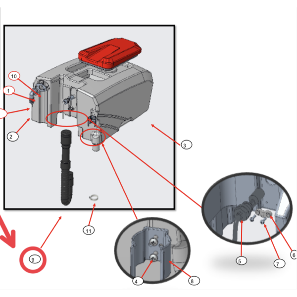 Сливной шланг для VinnerMyer S4325B