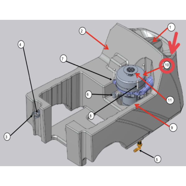 Вакуумный мотор для VinnerMyer S4325B