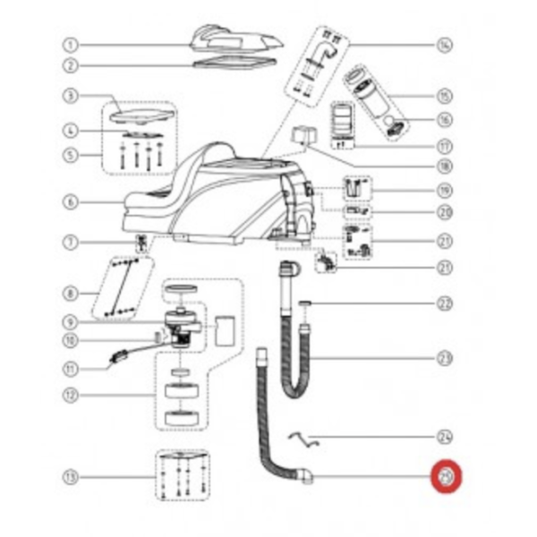 Всасывающий шланг для Viper AS530R