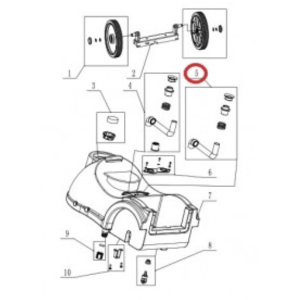 Всасывающий шланг для Viper AS380