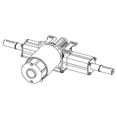 Мотор привода с редуктором 150 Вт 24 В для Columbus RA 40BM