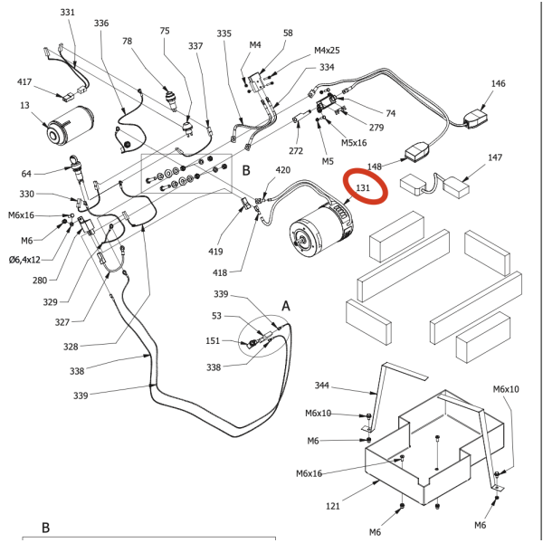 Мотор тряски фильтра 12V Lavor Pro SWL 700 ET Мотор тряски фильтра 12V Lavor Pro SWL 700 ET