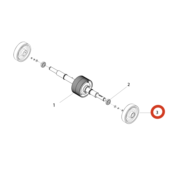 Ходовое колесо Lavor Pro SCL Easy R 66 BT Ходовое колесо Lavor Pro SCL Easy R 66 BT