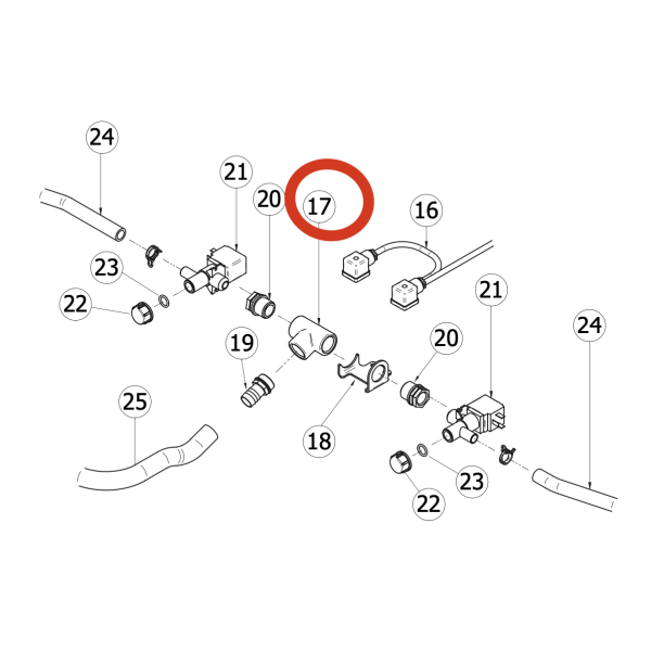 Кран подачи воды Lavor Pro Comfort XS 85 Essential Кран подачи воды Lavor Pro Comfort XS 85 Essential