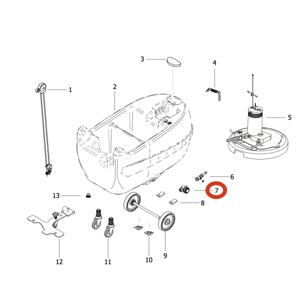 LAVOR Водяной фильтр DYNAMIC 45B, FREE EVO 50B/E