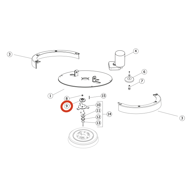 LAVOR Соединительный фланец DYNAMIC 45B, 45E LAVOR Соединительный фланец DYNAMIC 45B, 45E