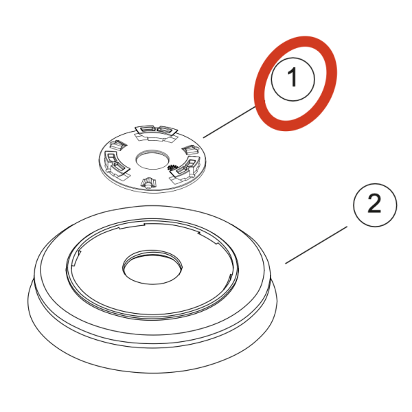 LAVOR Фланец щетки DYNAMIC 45E LAVOR Фланец щетки DYNAMIC 45E