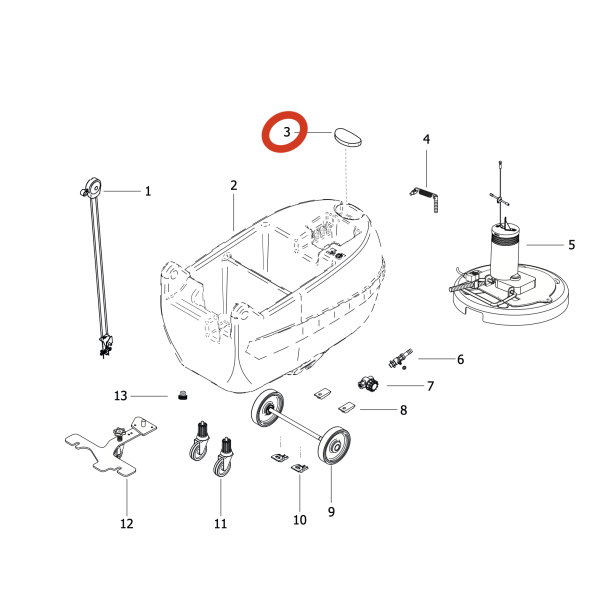 LAVOR Фильтр QUICK 36B/E, FREE EVO 50B/E