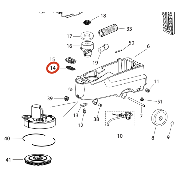 LAVOR Фильтрующая решетка DYNAMIC  45B, 45E