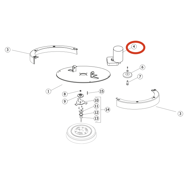 Мотор привода щетки LavorPro Dynamic 45E Мотор привода щетки LavorPro Dynamic 45E
