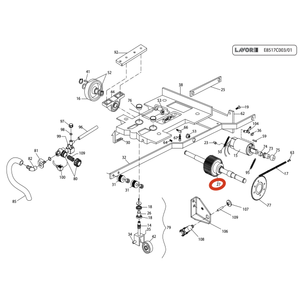 Дифференциал Lavor Pro SCL MIDI-R 75BT