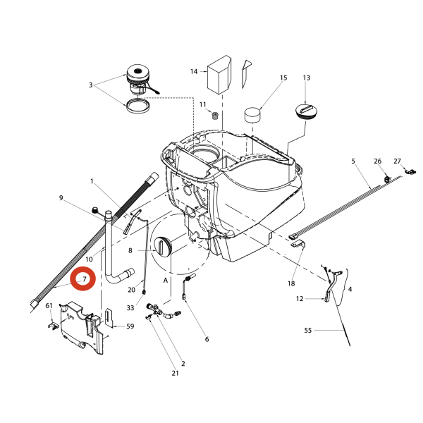 Всасывающий шланг Lavor Pro SCL Easy R 50 BT/ 55 BT/ 66 BT/ 75 BT/ Speed 45 E/B; Next 55 BT/ 66 BTA; Comfort XXS 66 Всасывающий шланг Lavor Pro SCL Easy R 50 BT/ 55 BT/ 66 BT/ 75 BT/ Speed 45 E/B; Next 55 BT/ 66 BTA; Comfort XXS 66