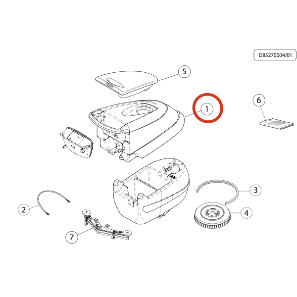 Бак грязной воды Lavor Pro Free Evo 50B