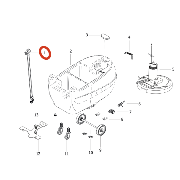 Устройство регулировки воды Lavor Pro Free Evo 50B/E