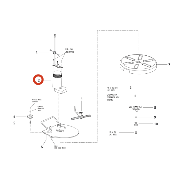 Мотор привода щетки Lavor Pro Free Evo 50B Мотор привода щетки Lavor Pro Free Evo 50B