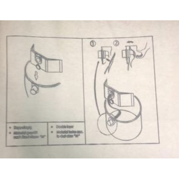 Мешок бумажный одноразовый для пылесоса модели SC-101 SuperClean Мешок бумажный одноразовый для пылесоса модели SC-101 SuperClean