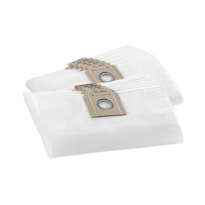 Фильтр-мешки, 10 шт, флисовые для пылесосов серии (Т 7/1, 9/1, BV 5/1)
