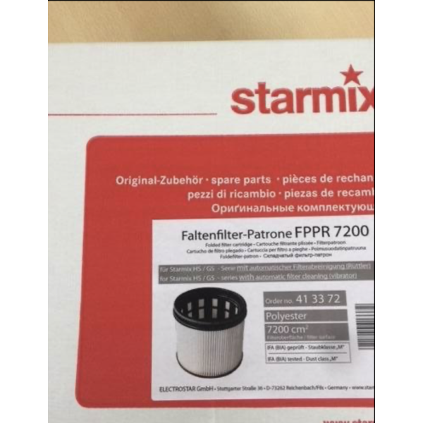 Фильтр для промышленного пылесоса складчатый Starmix FРPR 7200