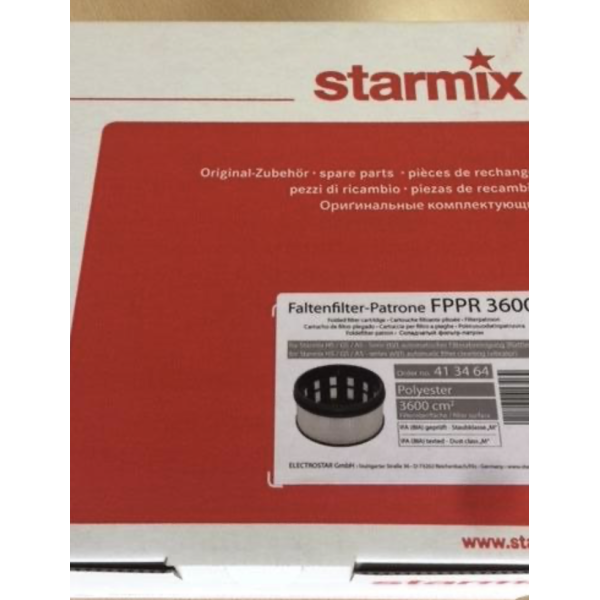 Фильтр для строительного пылесоса складчатый Starmix FРPR 3600